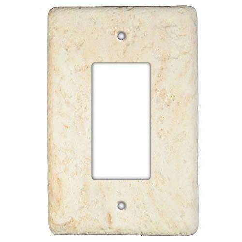 Stonique Cameo Stone Single Rocker Switchplate
