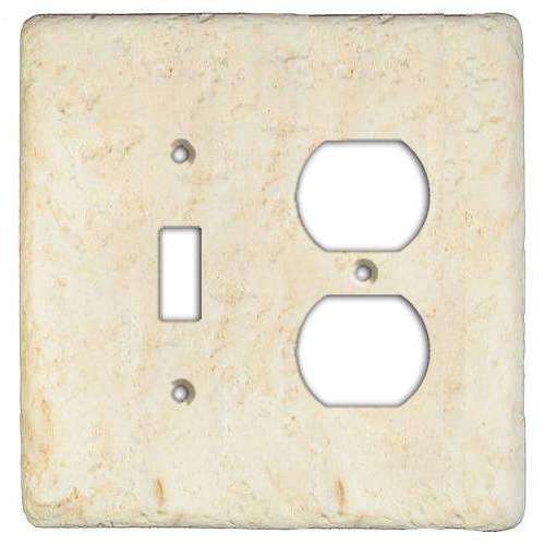 Stonique Cameo Stone Toggle / Duplex Switchplate