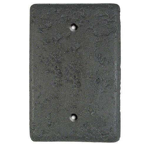 Stonique Charcoal Stone Blank Switchplate