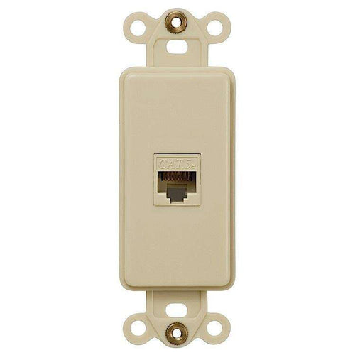 ROCKER INSERT Ivory 1 DATA JACK - Wallplatesonline.com