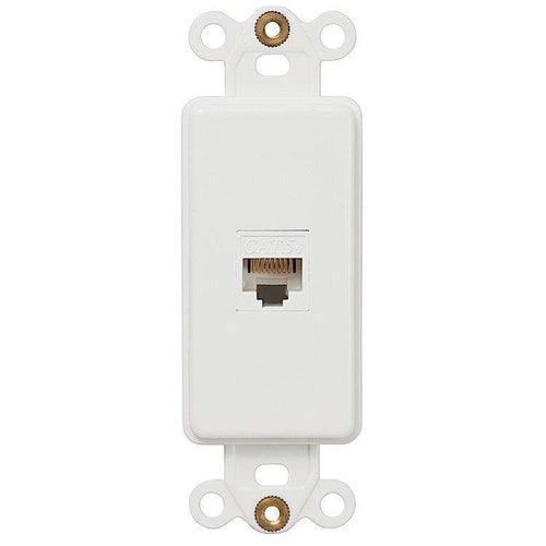 ROCKER INSERT WHITE 1 DATA JACK - Wallplatesonline.com