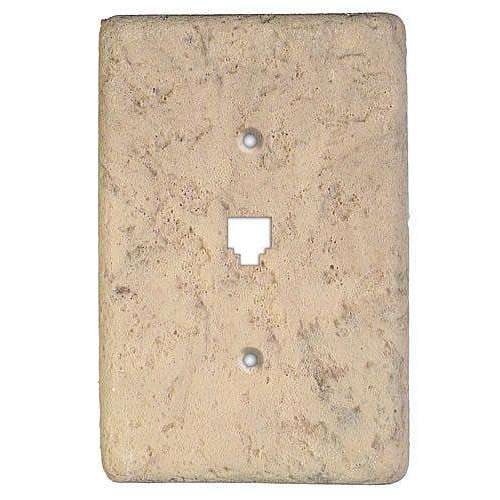 Espresso Stone Phone Switchplate - Wallplatesonline.com