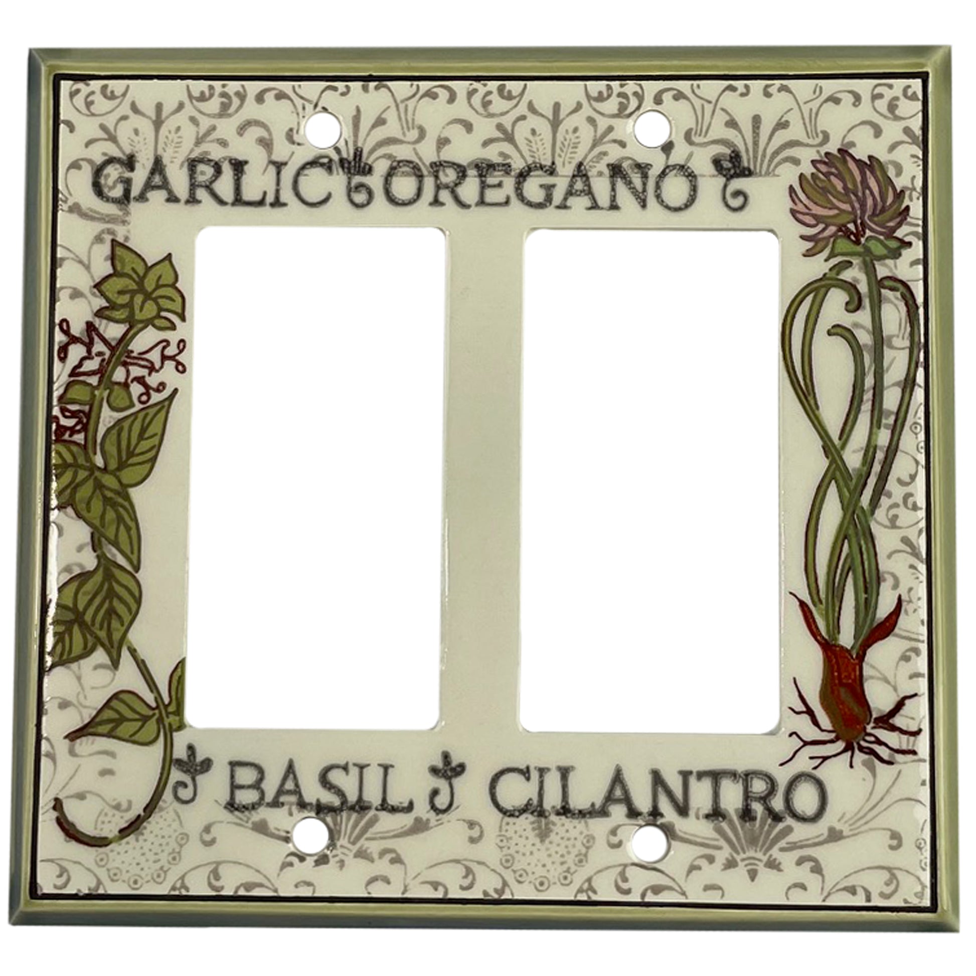 FL033 Cover Plates 2 Rocker Wallplate