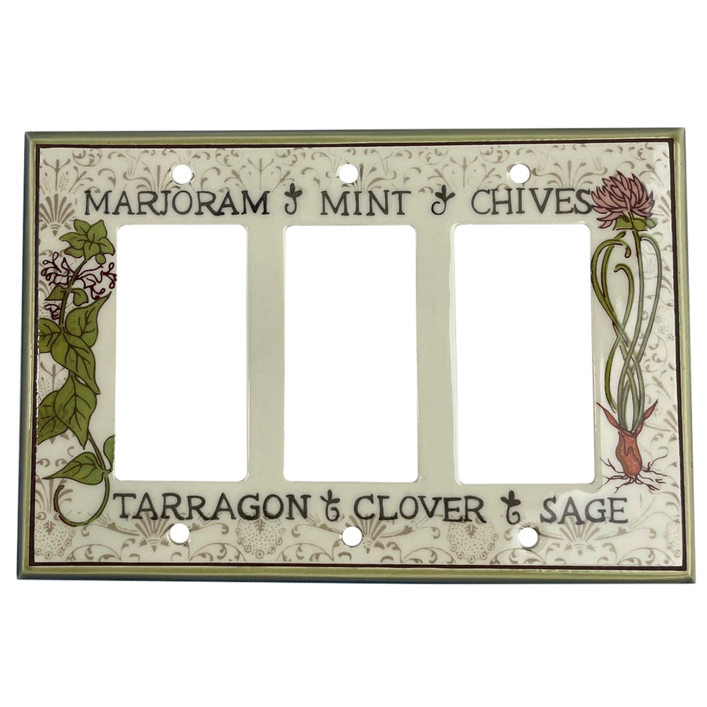 FL033 Cover Plates 3 Rocker Wallplate
