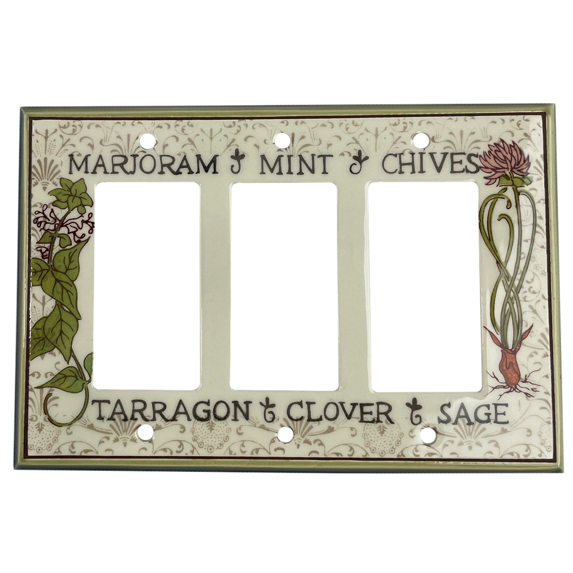 FL033 Cover Plates 3 Rocker Wallplate