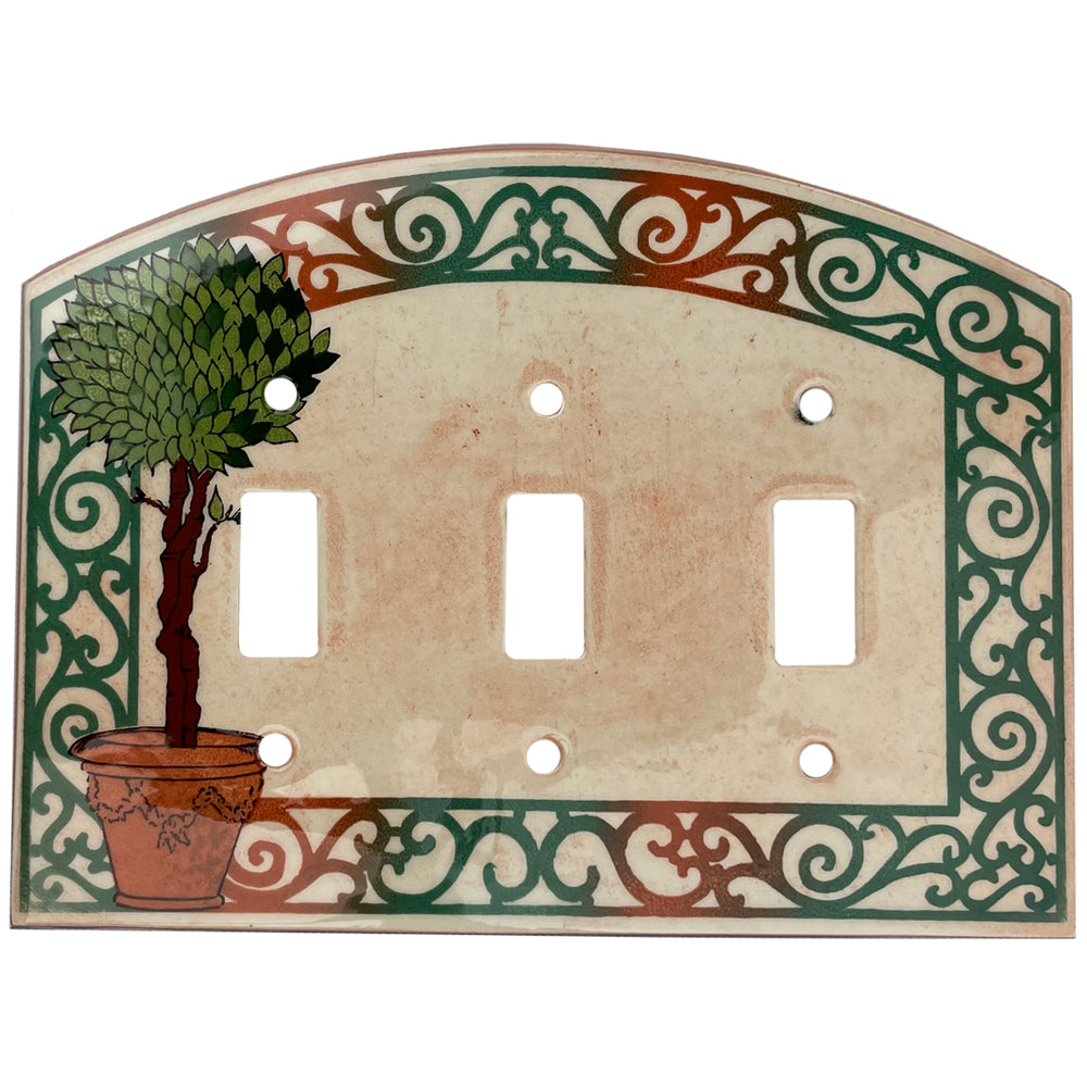 Garden Herbs Cover Plates 3 Toggle Wallplate
