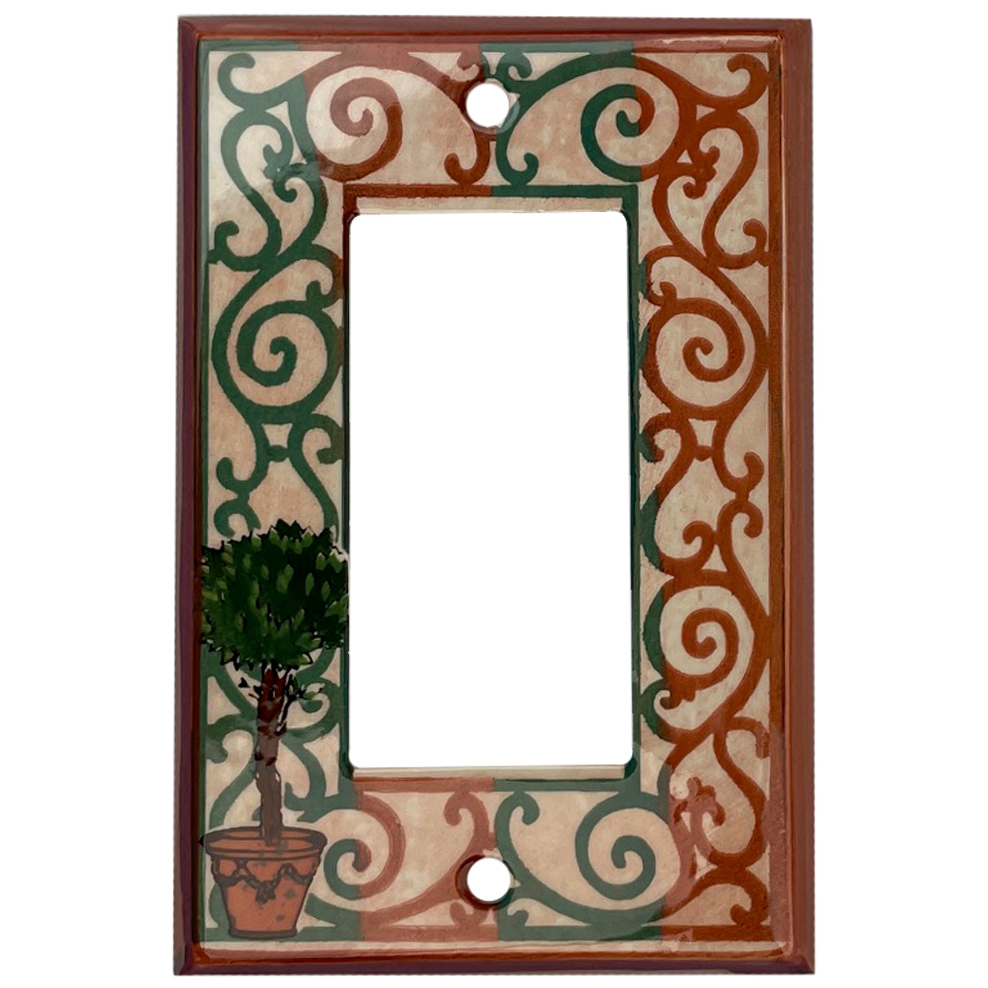 Garden Herbs Cover Plates Rocker Wallplate