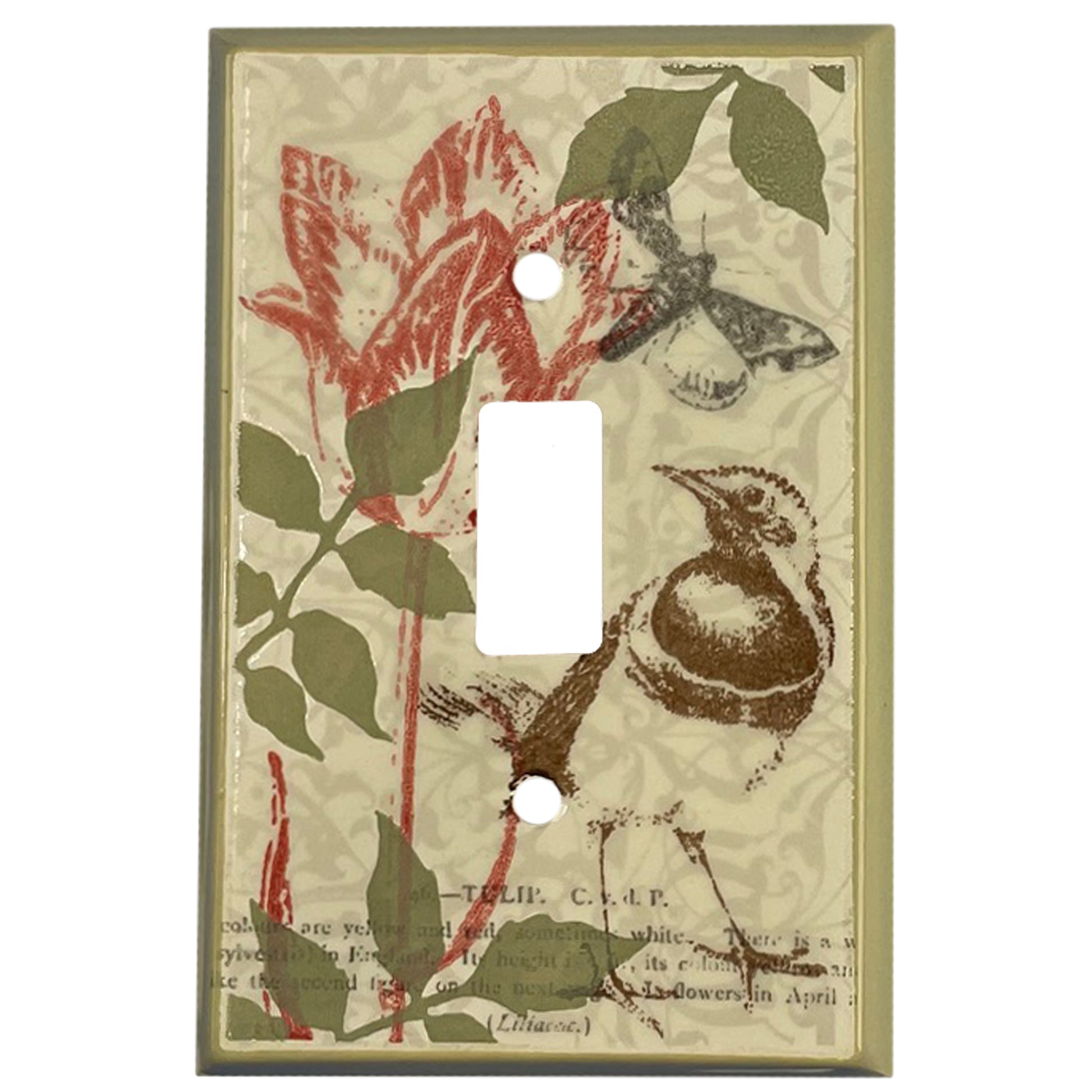 Botanical Bird Cover Plates Cover Plates