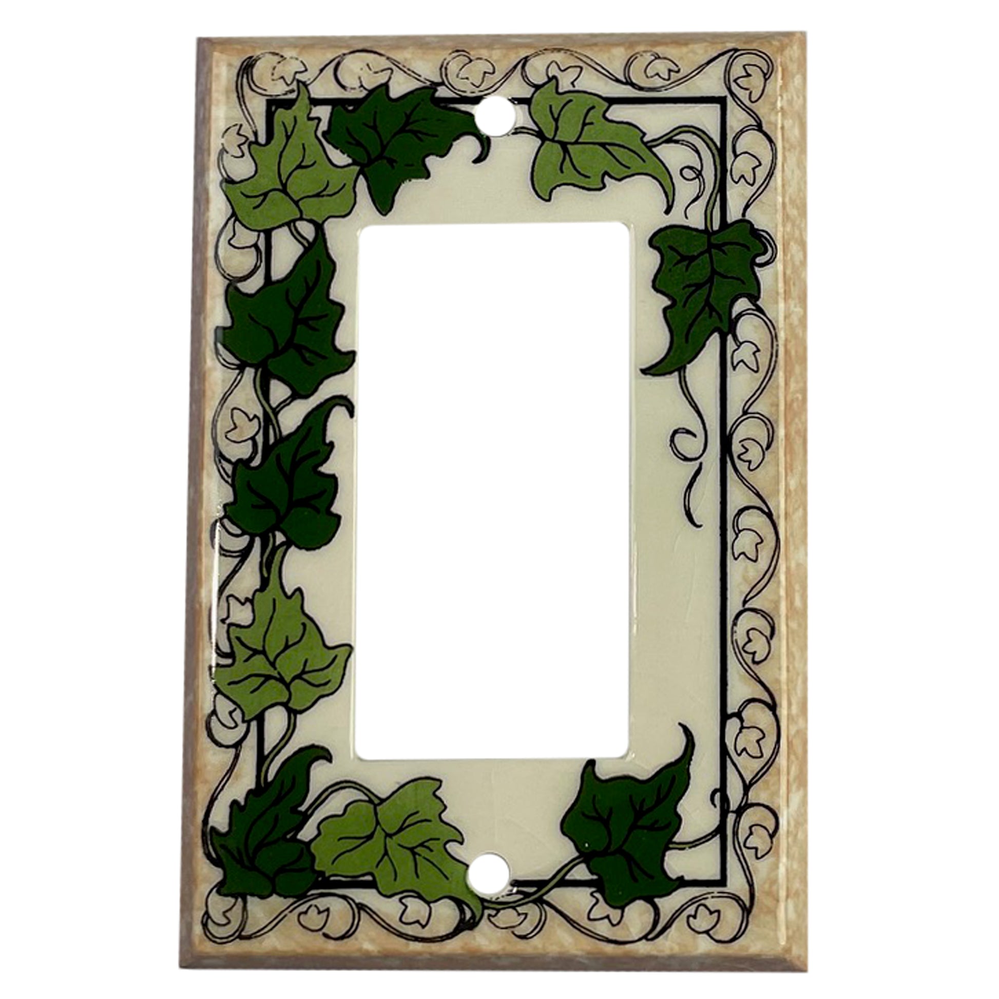 Ivy Single Covers Plates Rocker Wallplate