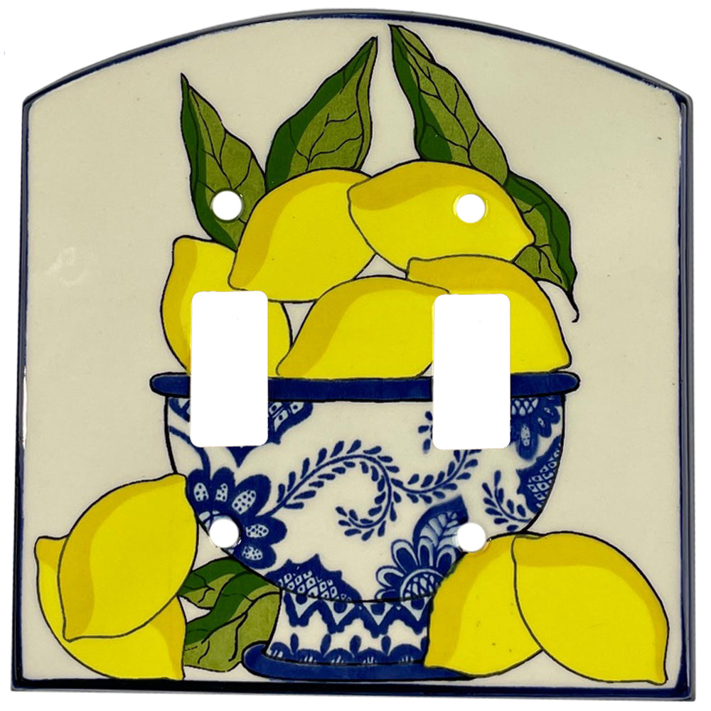 Lemons Cover Plates 2 Toggle Wallplate
