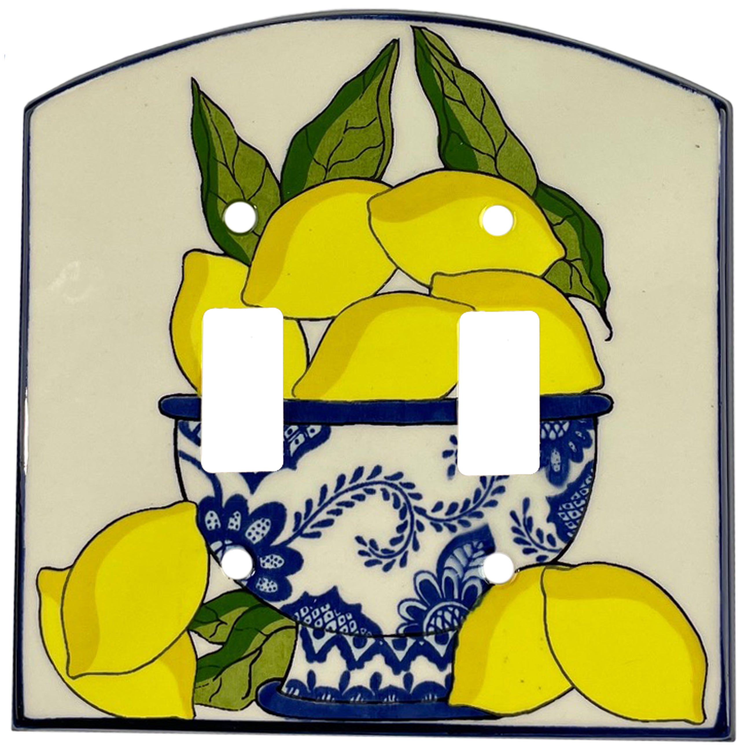 Lemons Cover Plates 2 Toggle Wallplate