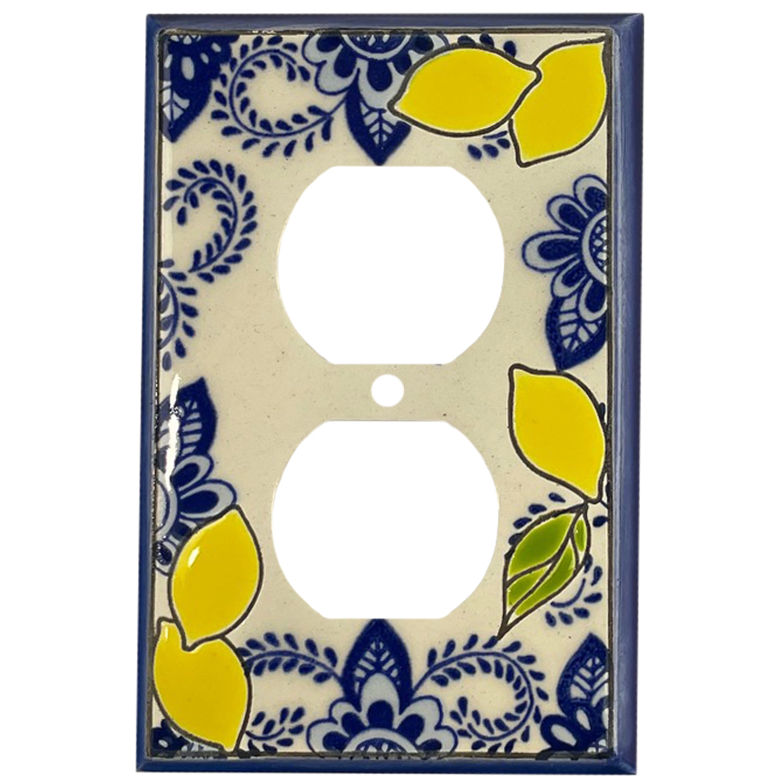 Lemons Single Covers Plates Duplex Outlet Wallplate