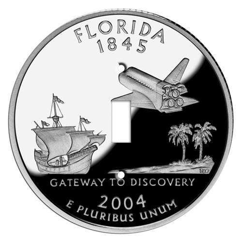 Florida State Coin Switchplate:Wallplatesonline.com