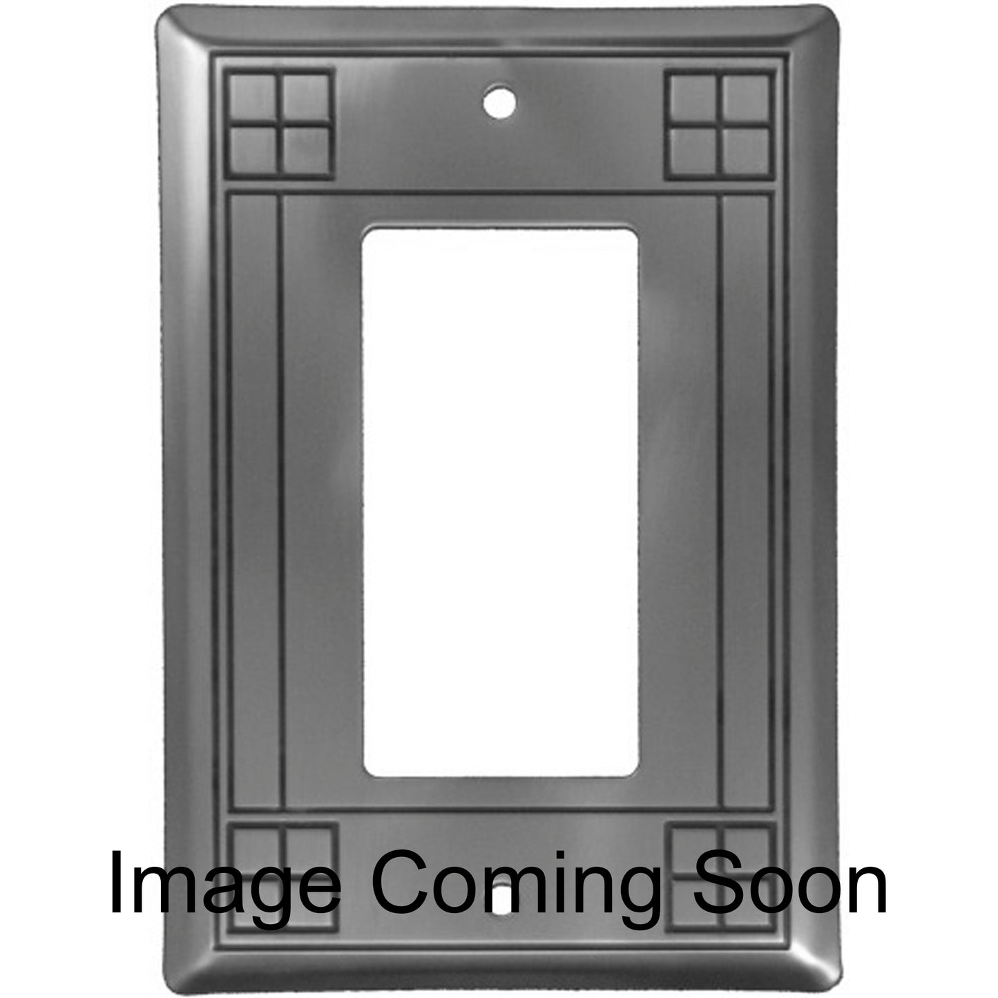 Arts and Crafts Oil Rubbed Copper Single Rocker Switchplate