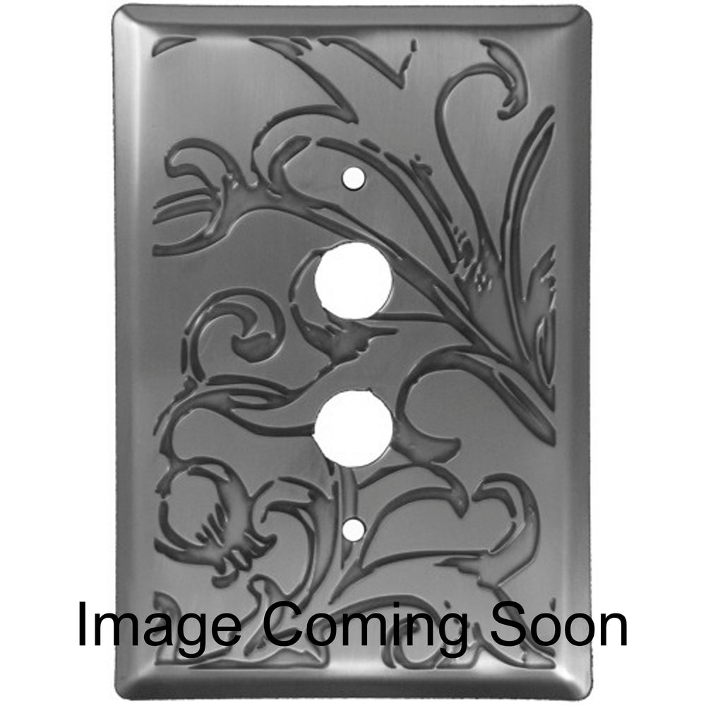 Victorian Stainless Steel 1 Pushbutton Switchplate