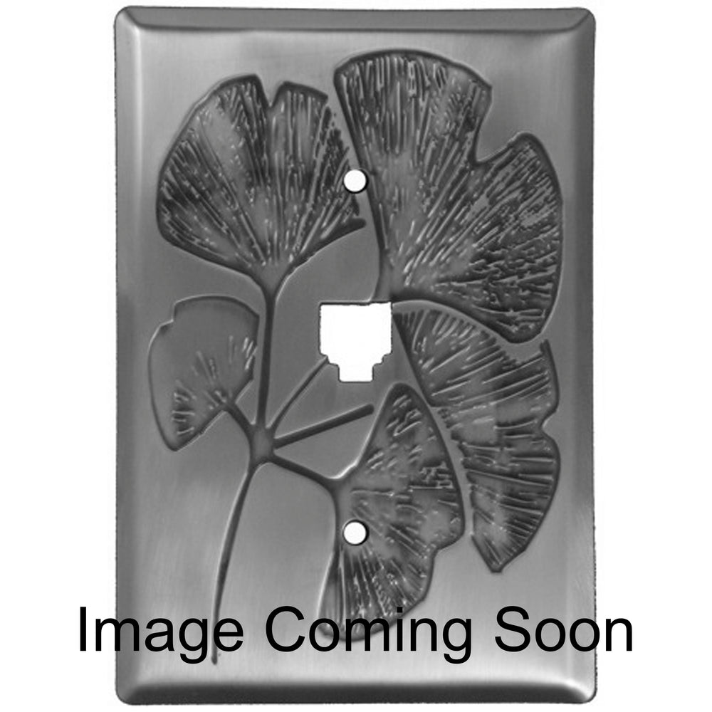 Ginkgo Oil Rubbed Copper Phone Switchplate w/ Hardware