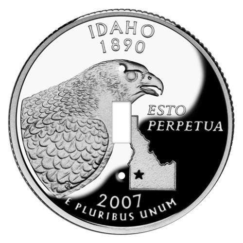 Idaho State Coin Switchplate:Wallplatesonline.com