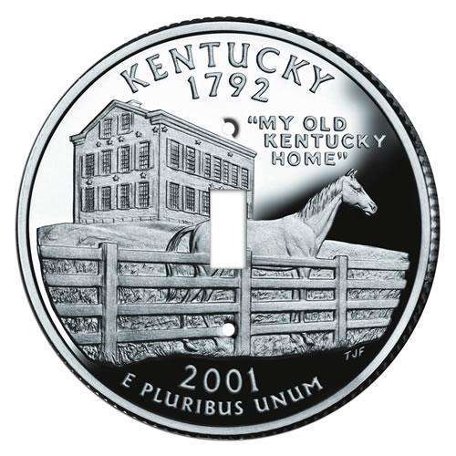 Kentucky State Coin Switchplate