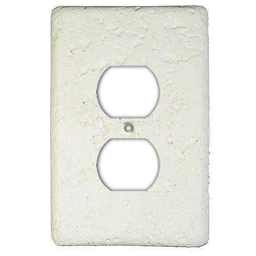 Stonique Linen Stone Duplex Outlet Switchplate