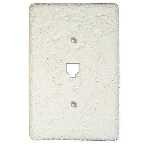 Linen Stone Phone Switchplate - Wallplatesonline.com