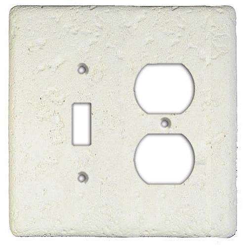 Stonique Linen Stone Toggle / Duplex Switchplate