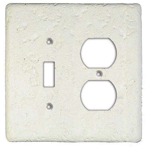 Linen Stone Toggle / Duplex Switchplate - Wallplatesonline.com