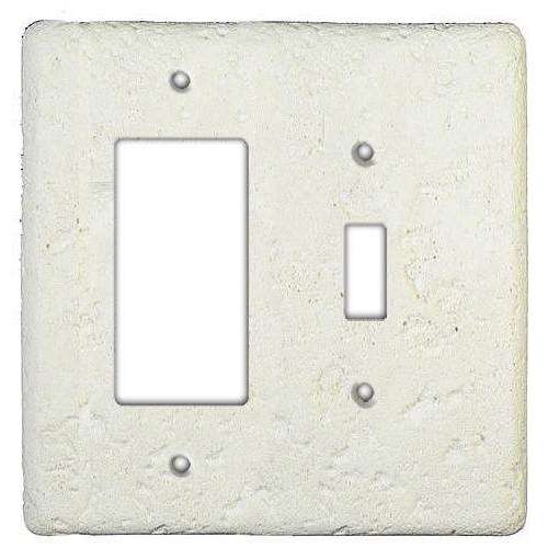 Stonique Linen Stone Toggle / Rocker Switchplate