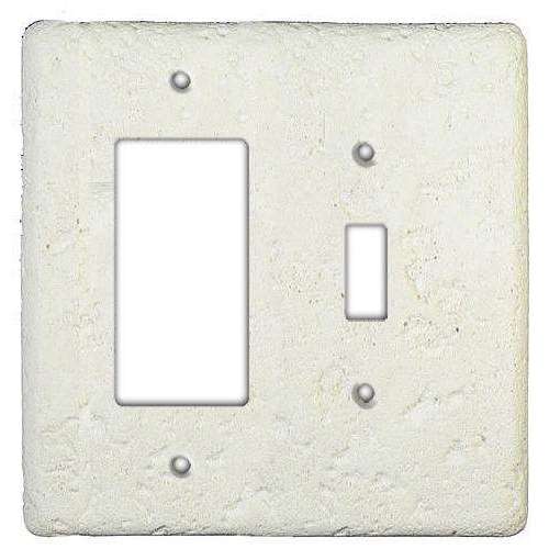 Linen Stone Toggle / Rocker Switchplate - Wallplatesonline.com