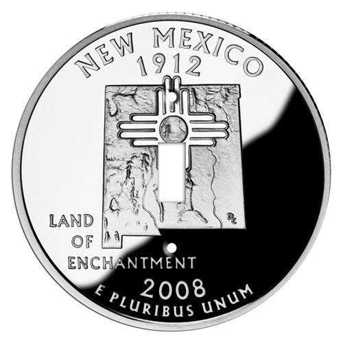 New Mexico State Coin Switchplate:Wallplatesonline.com