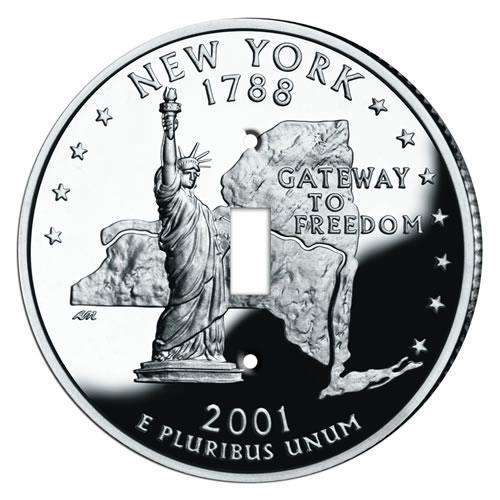 New York State Coin Switchplate