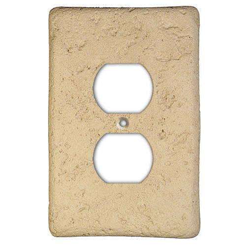 Noce Stone Duplex Outlet Switchplate - Wallplatesonline.com
