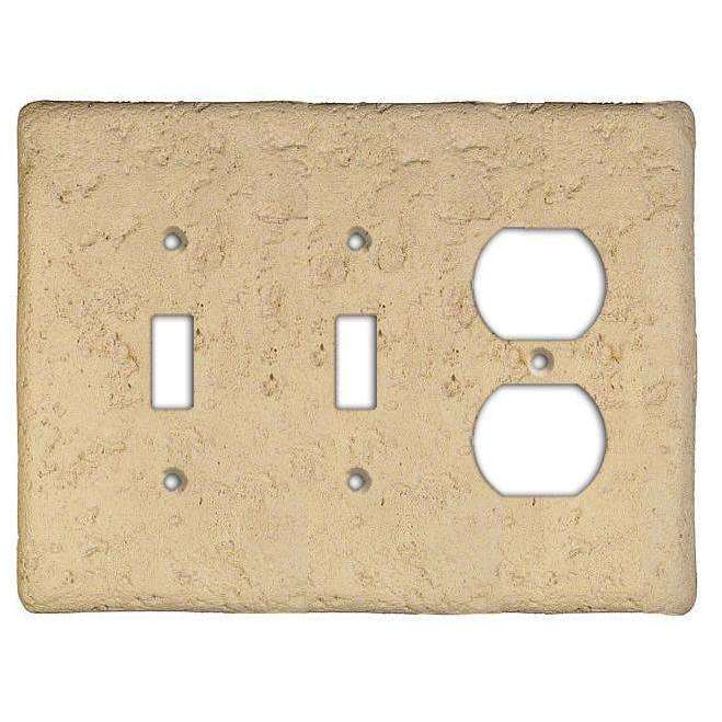 Stonique Noce Stone 2 Toggle / Duplex Switchplate