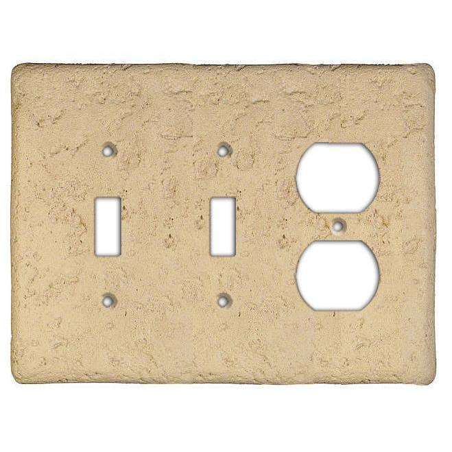 Noce Stone 2 Toggle / Duplex Switchplate - Wallplatesonline.com