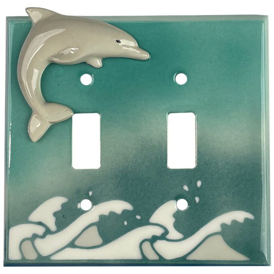 Dolphin Single Covers Plates 2 Toggle Wallplate
