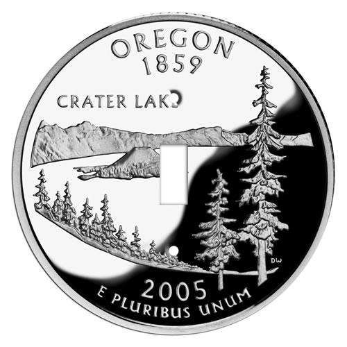 Oregon State Coin Switchplate