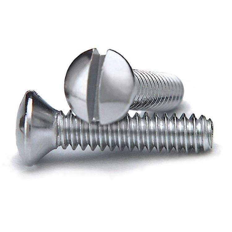 Brushed Nickel 1/2 in Wallplate Screws 10PK