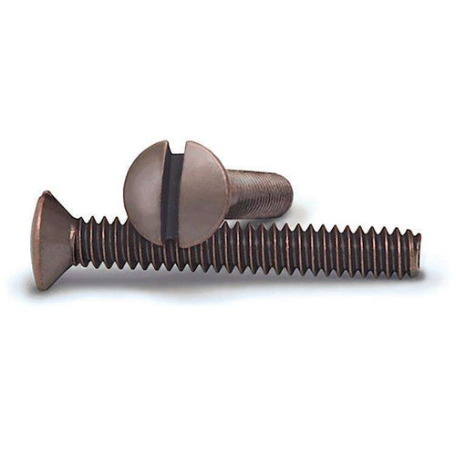 Aged Bronze 1 Inch Wallplate Screws 10PK - Wallplatesonline.com