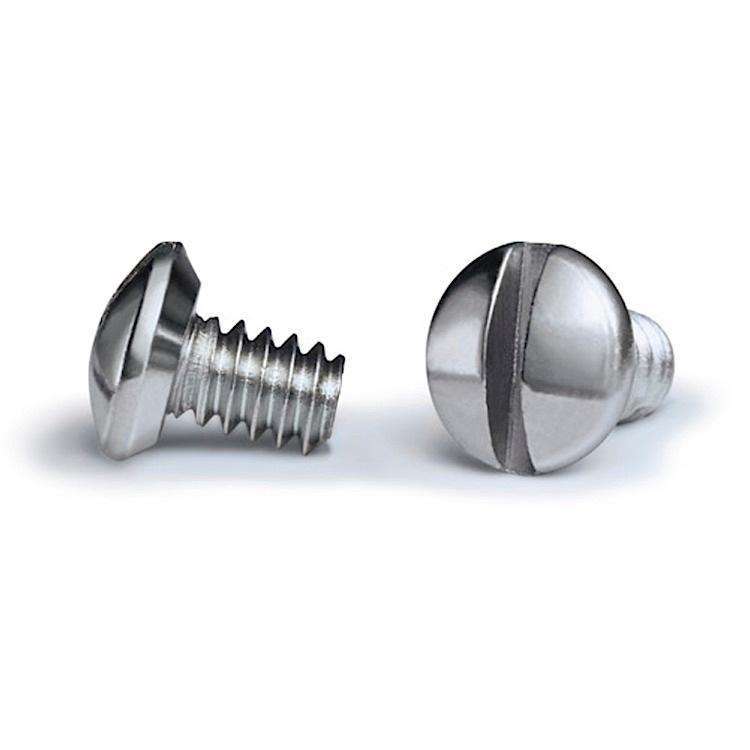 Chrome 1/4 Inch Wallplate Screws 10PK - Wallplatesonline.com