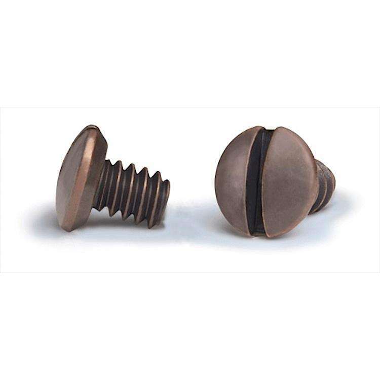 Aged Bronze 1/4 Inch Wallplate Screws 10PK - Wallplatesonline.com