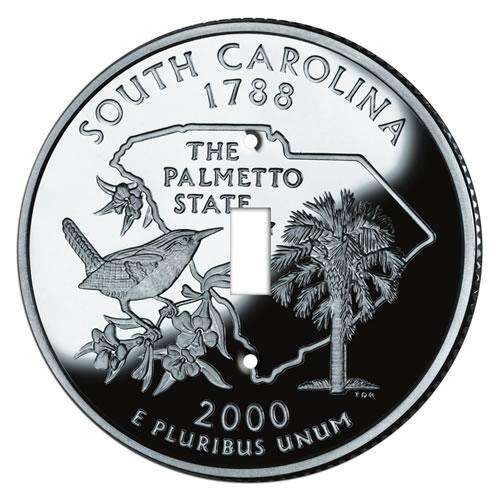 South Carolina State Coin Switchplate