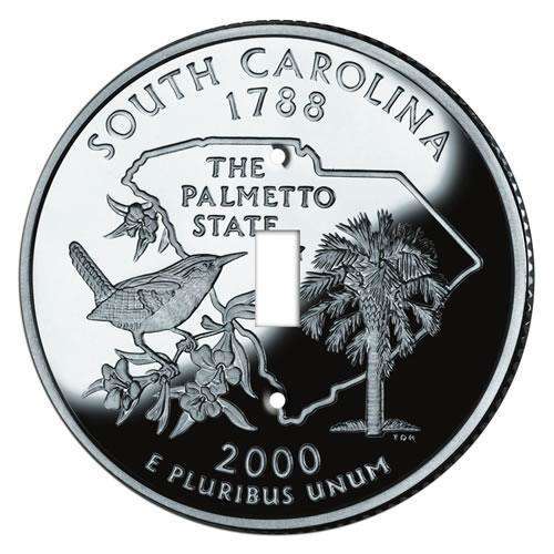 South Carolina State Coin Switchplate:Wallplatesonline.com
