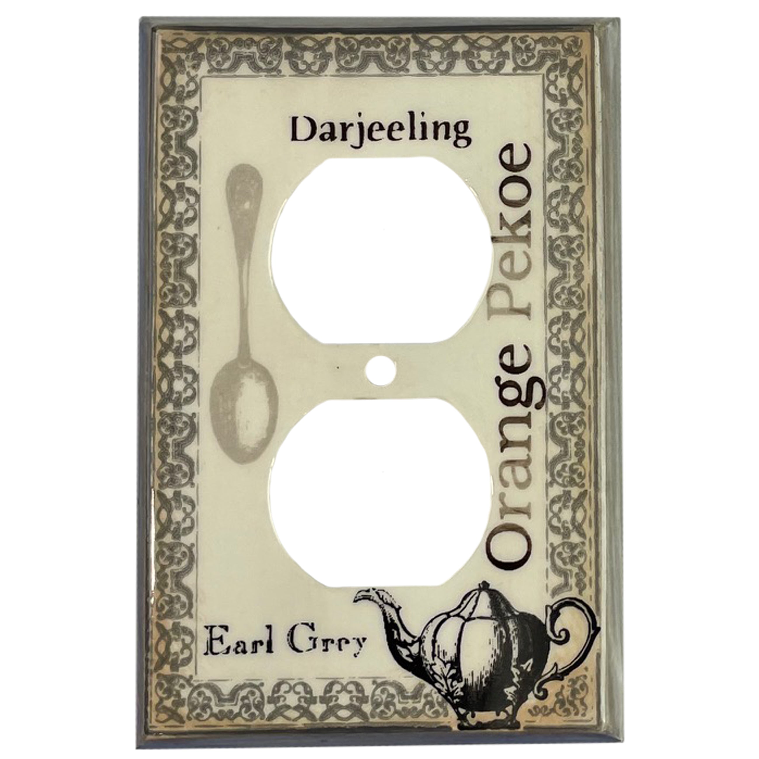 Tea Cover Plates Duplex Outlet Wallplate