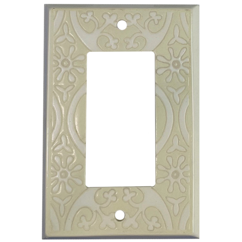 Crochet - Cream Cover Plates Rocker Wallplate