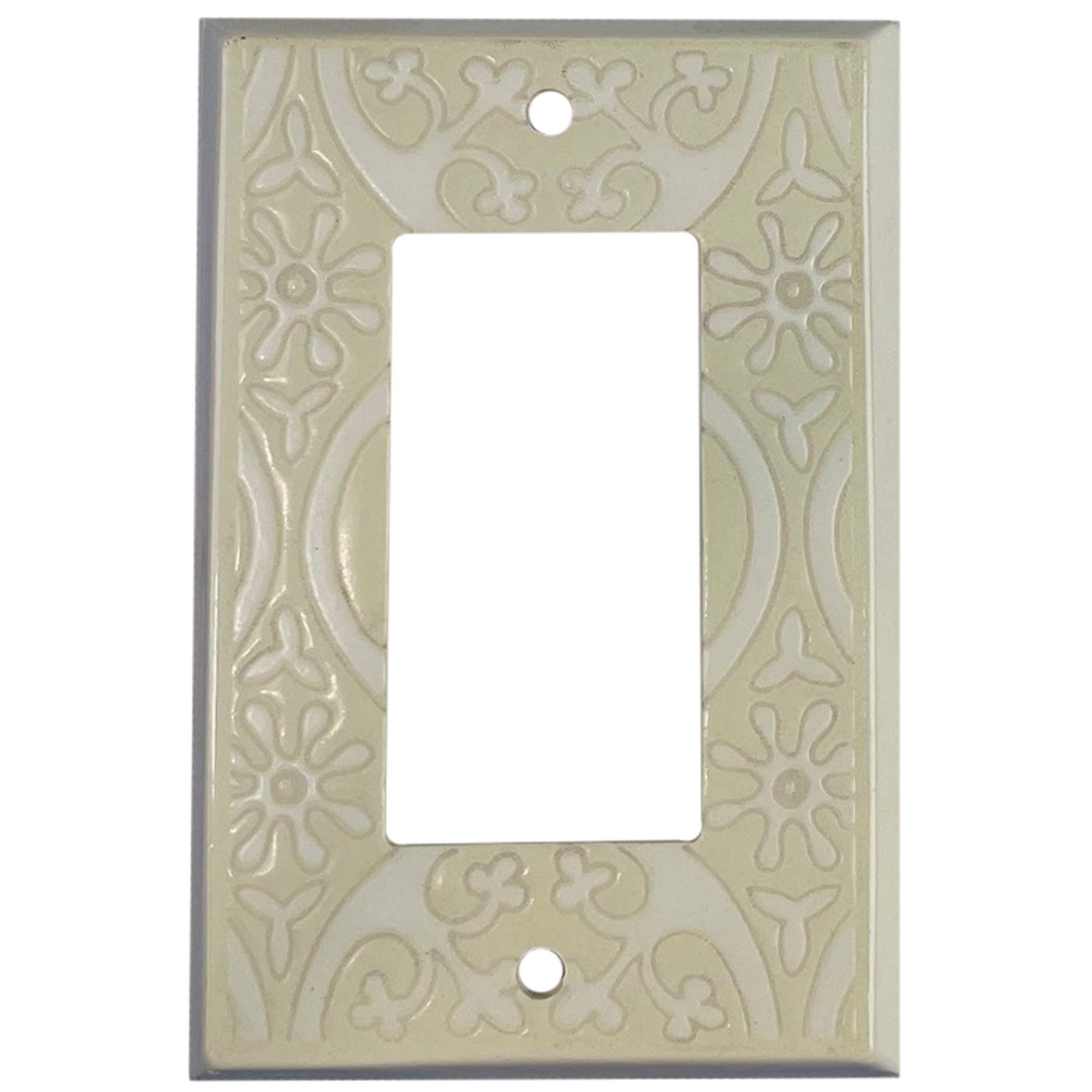 Crochet - Cream Cover Plates Rocker Wallplate