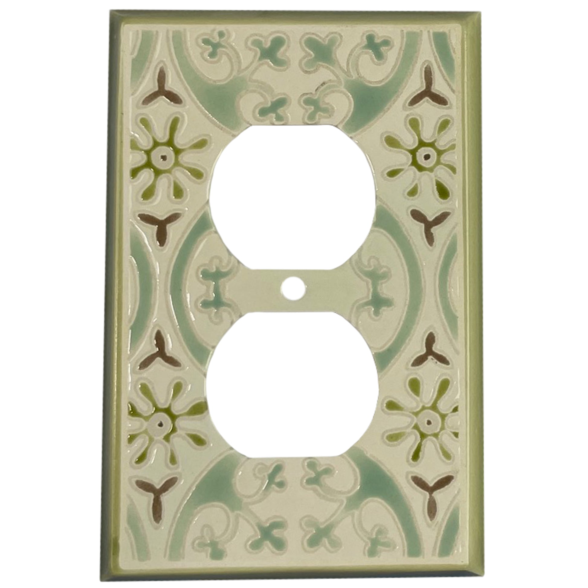 Crochet - Blue Cover Plates Duplex Outlet Wallplate