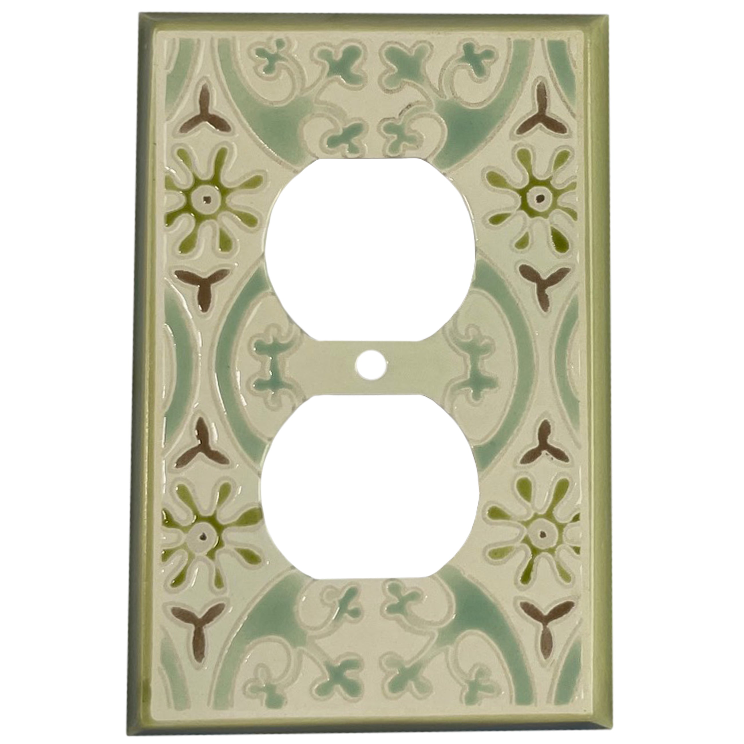 Crochet - Blue Cover Plates Duplex Outlet Wallplate