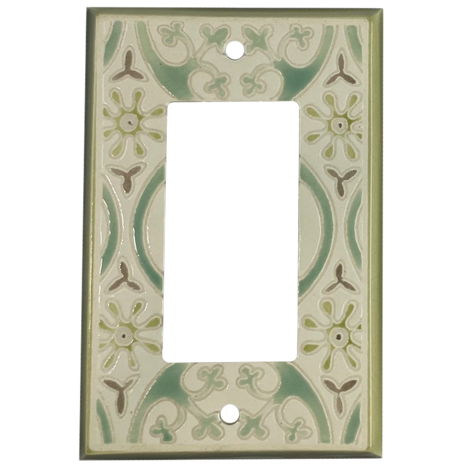 Crochet - Blue Cover Plates Rocker Wallplate