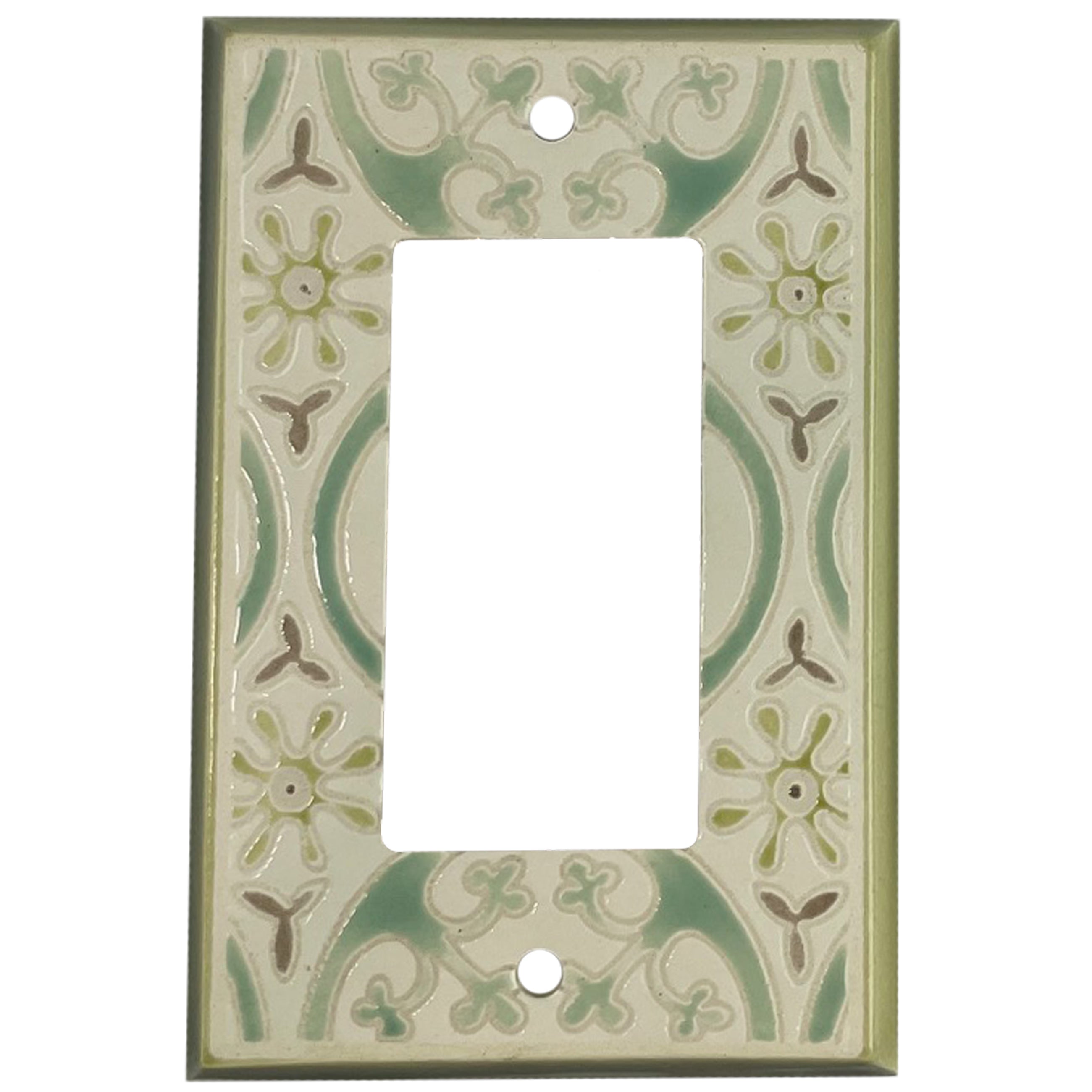 Crochet - Blue Cover Plates Rocker Wallplate