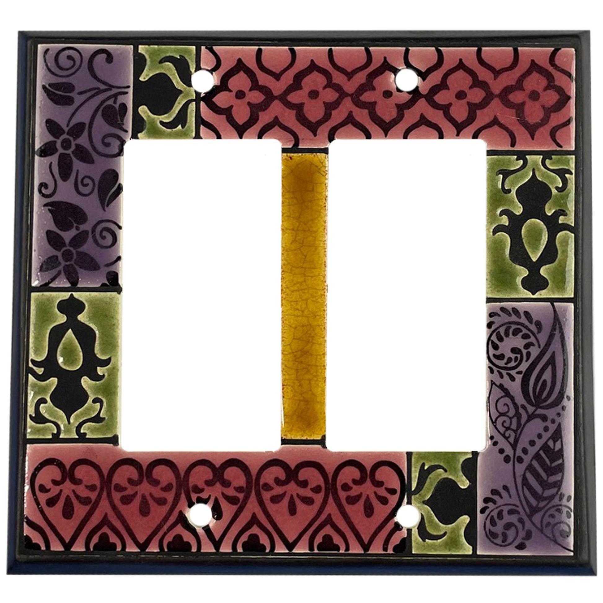 Clearance Single Covers Plates 2 Rocker Wallplate