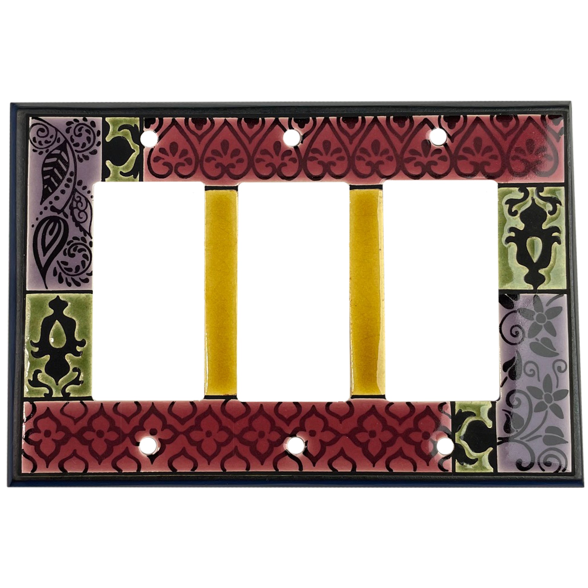 Clearance Single Covers Plates 3 Rocker Wallplate